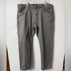 Liverpool Men's Charcoal Straight Jeans